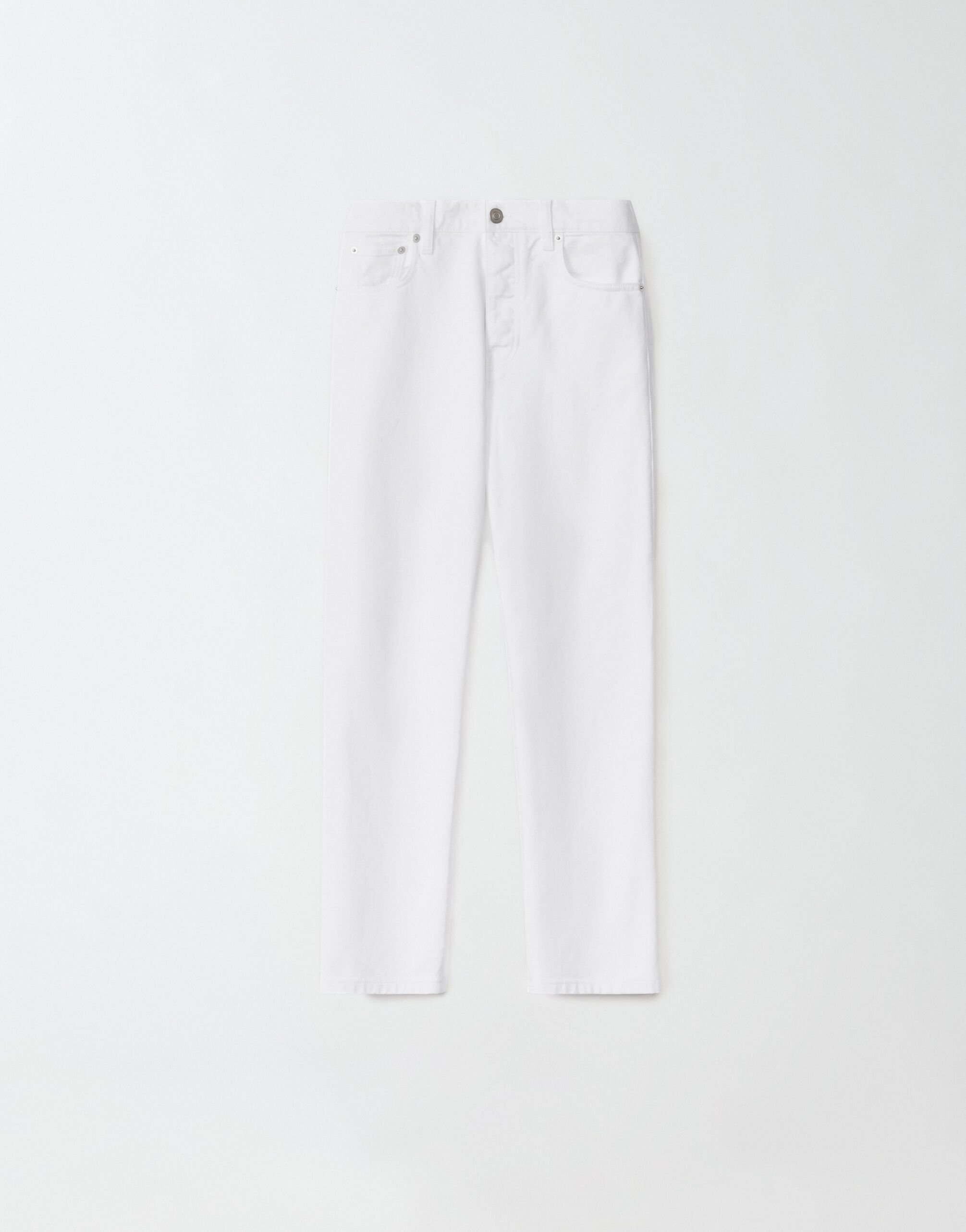 ${brand} Hose aus Denim, Weiß ${colorDescription} ${masterID}