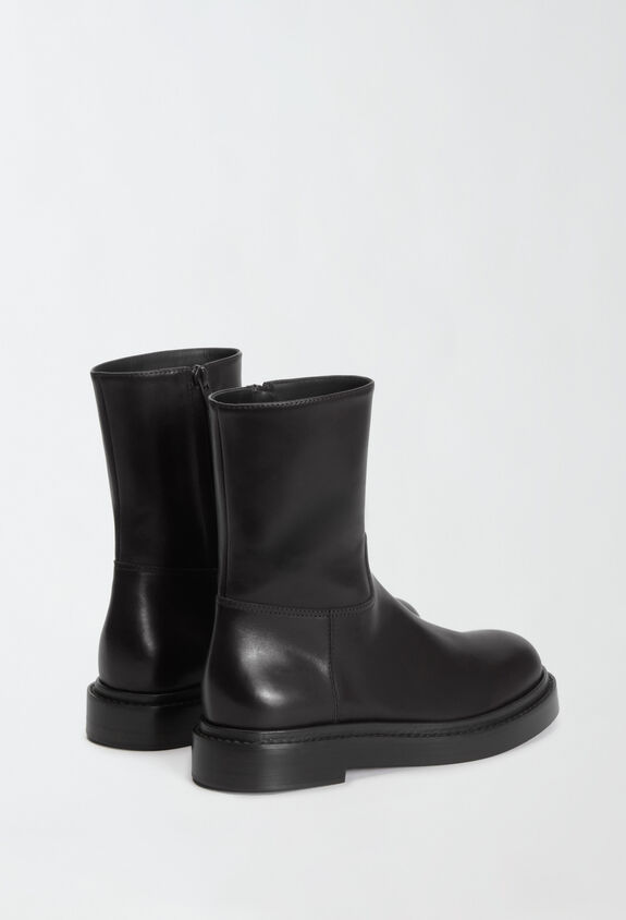 Fabiana Filippi Leather biker boots, black BLACK ASD214A884I9900000