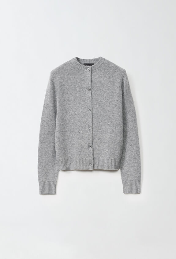 Fabiana Filippi Cardigan en Platinum, roche GRIS MAD214F025N1280000