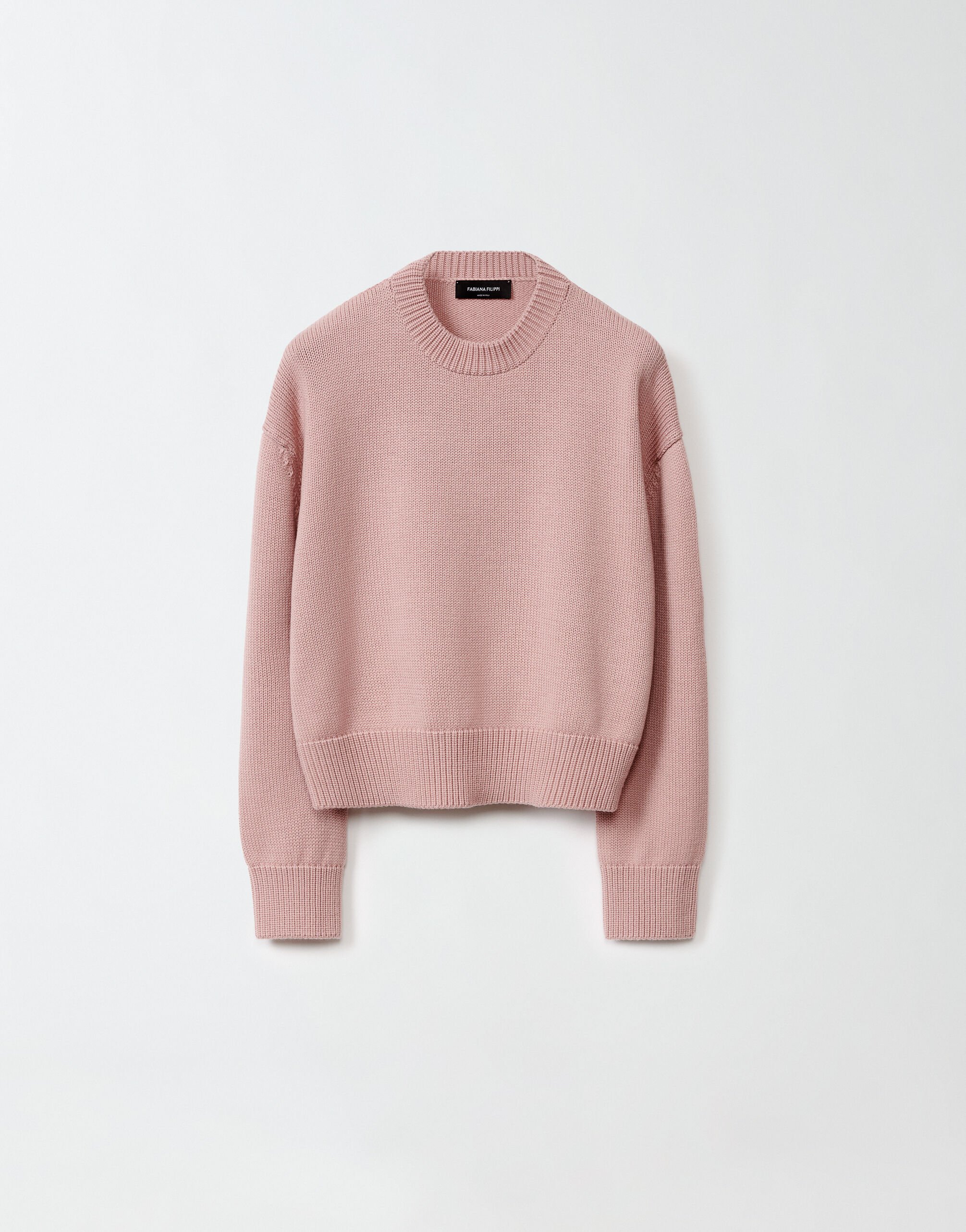 ${brand} Merino wool sweater, medium pink ${colorDescription} ${masterID}