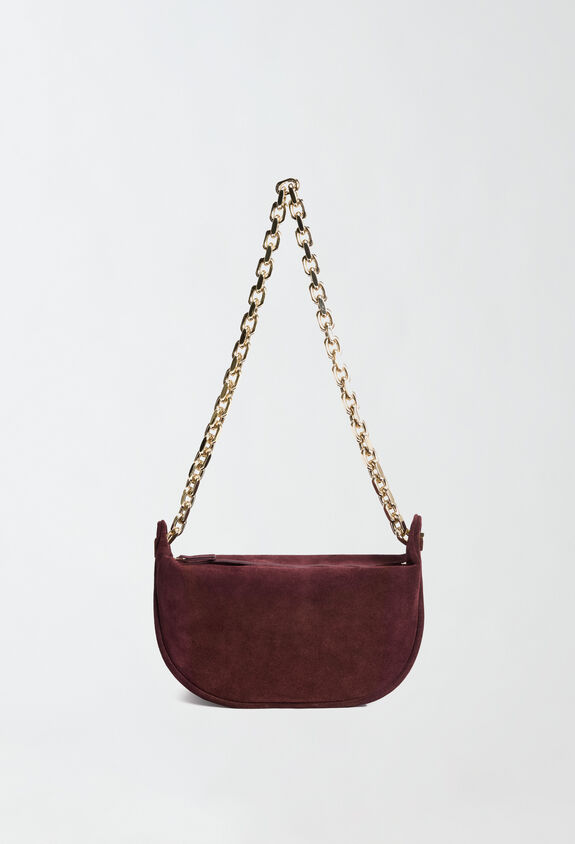 Fabiana Filippi Tasche mit Ringnieten aus Nappaleder, Bordeaux ROT BGD214A848I9740000