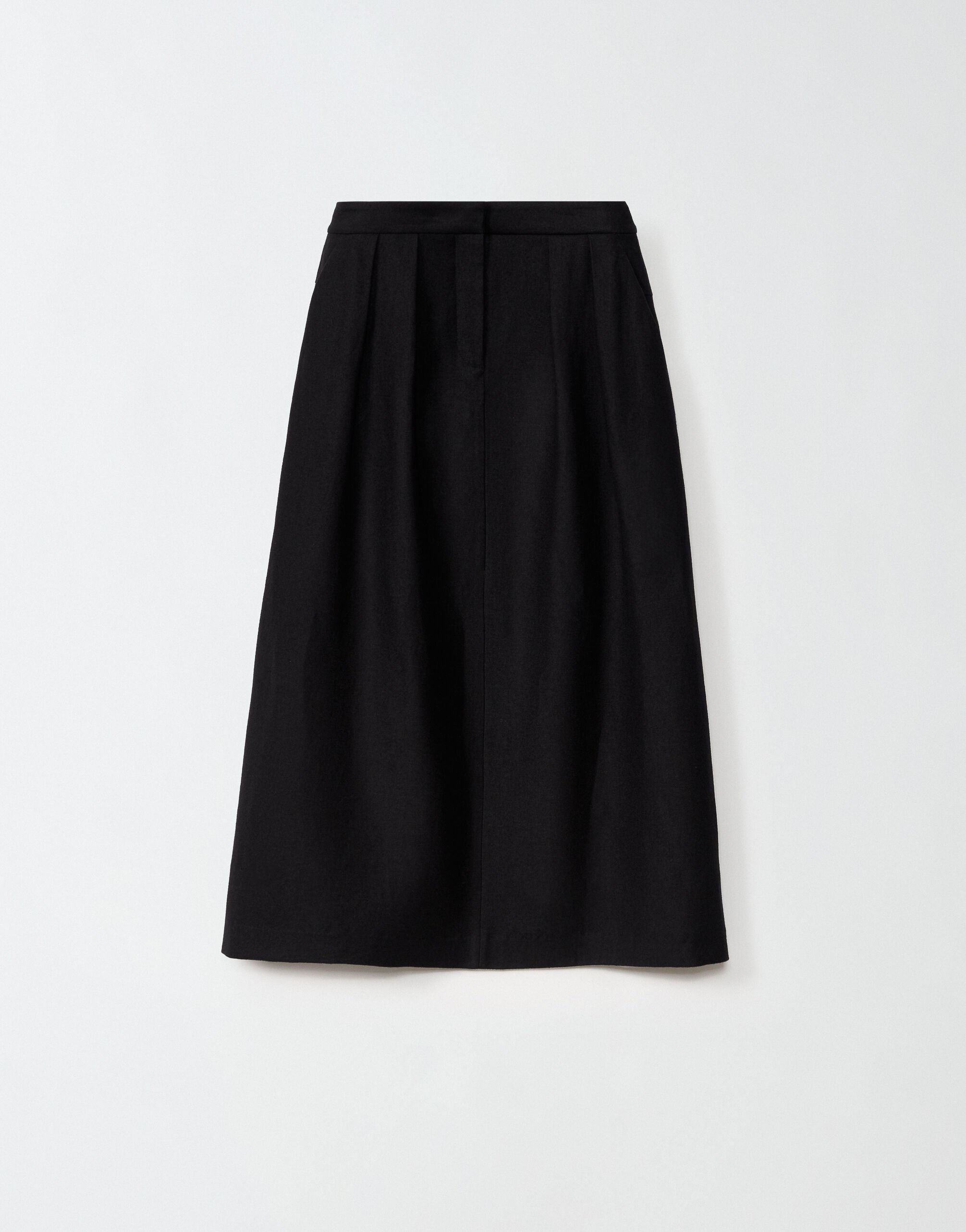 ${brand} Vintage wool skirt, black ${colorDescription} ${masterID}