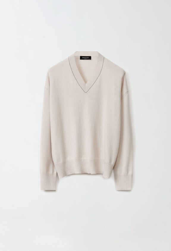 Fabiana Filippi Pullover aus Kaschmir, sandfarben GRAU MAD224F015SK160000