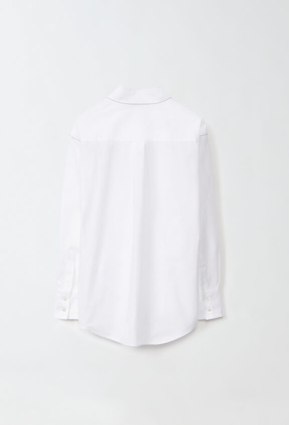 Fabiana Filippi Oxford cotton shirt, optical white WHITE CAD224F238SK120000