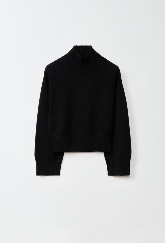 Fabiana Filippi Merino wool sweater, black BLACK MAD224F077SK180000