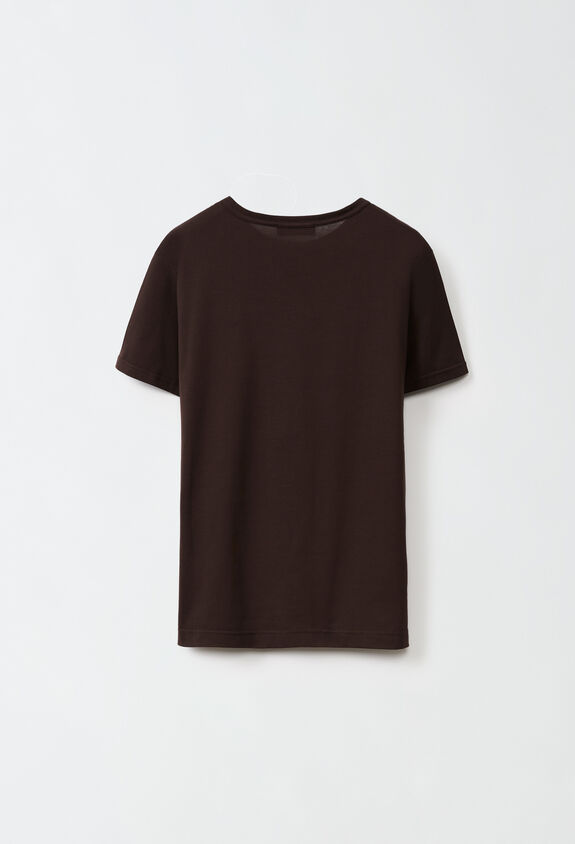 Fabiana Filippi T-shirt en jersey, ébène MARRON JED224F278SK000000