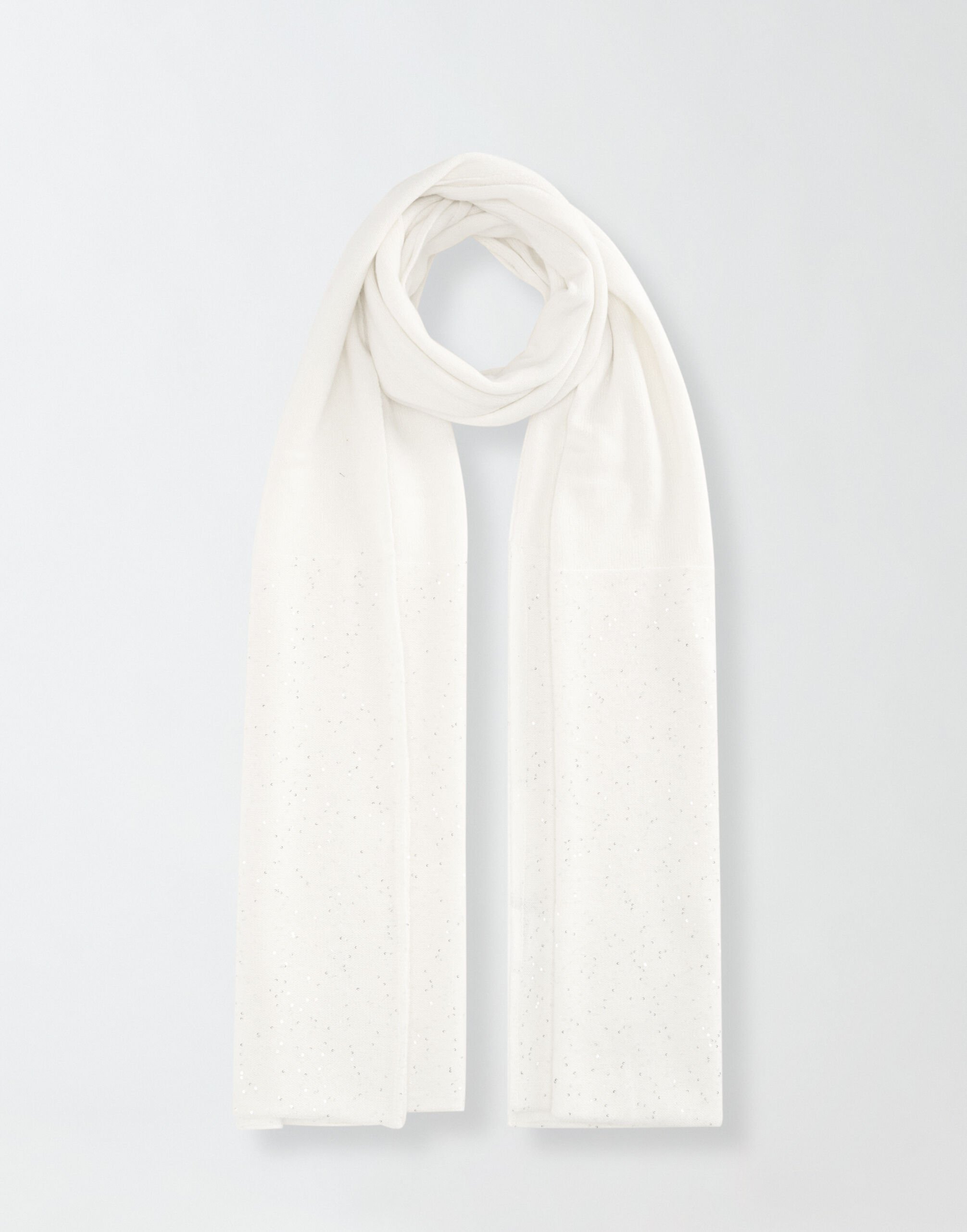 ${brand} SEQUIN AND PLATINUM MAXI SCARF ${colorDescription} ${masterID}