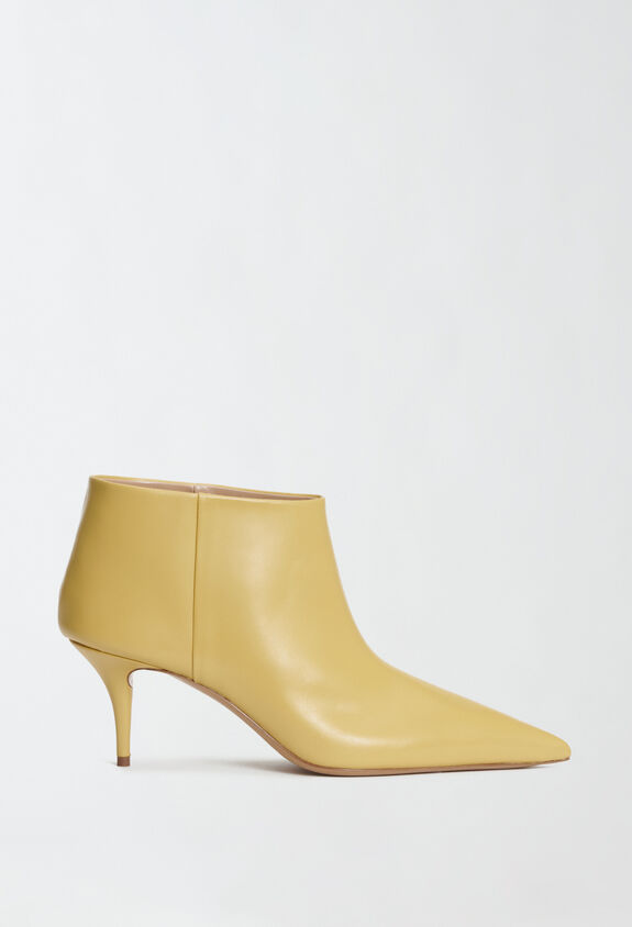 Fabiana Filippi Leather heeled ankle boots, turmeric YELLOW ASD214A896I9920000