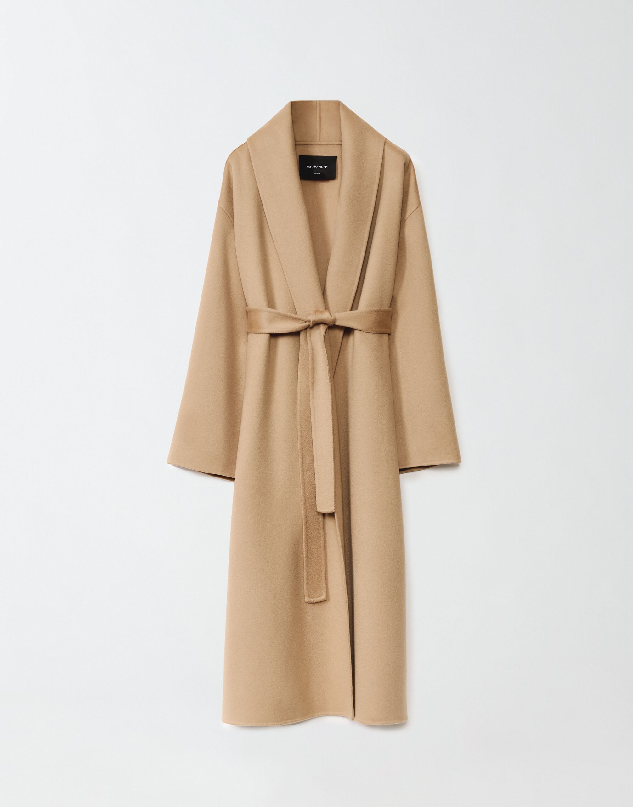 ${brand} Double cashmere coat, camel ${colorDescription} ${masterID}