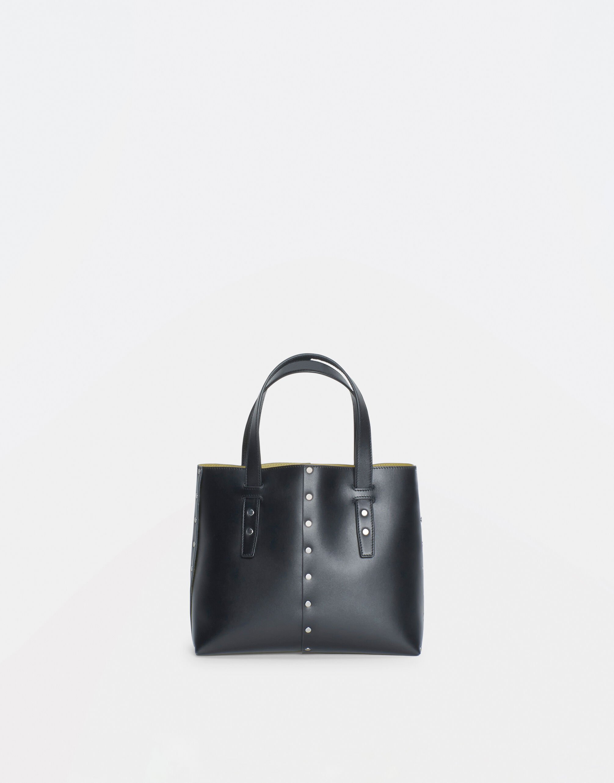 ${brand} Mini leather tote bag, black ${colorDescription} ${masterID}