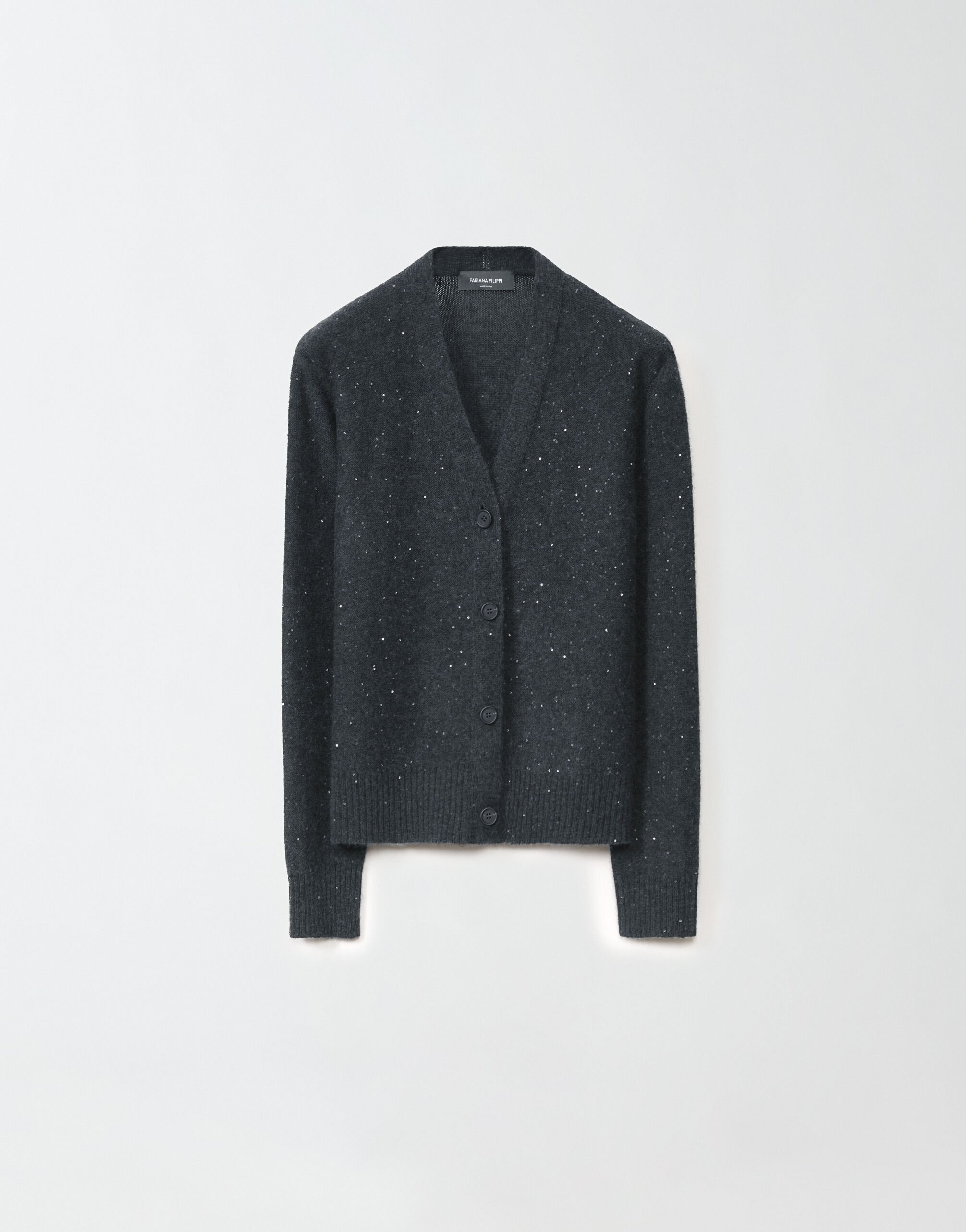 ${brand} Cardigan à paillettes, anthracite ${colorDescription} ${masterID}