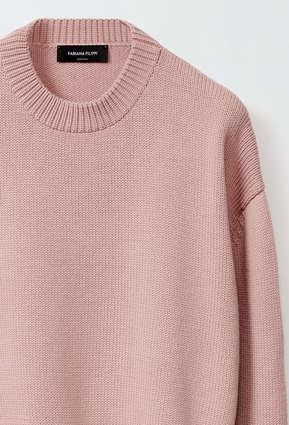 Fabiana Filippi Merino wool sweater, medium pink PINK MAD224F093SK180000