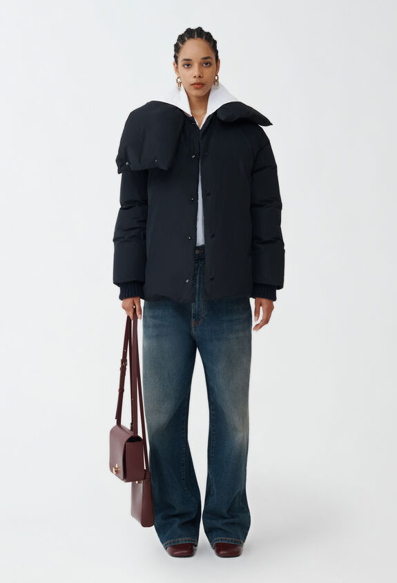 Fabiana Filippi Parka doudoune en taffetas technique, bleu nuit BLEU CTD224F202I9110000