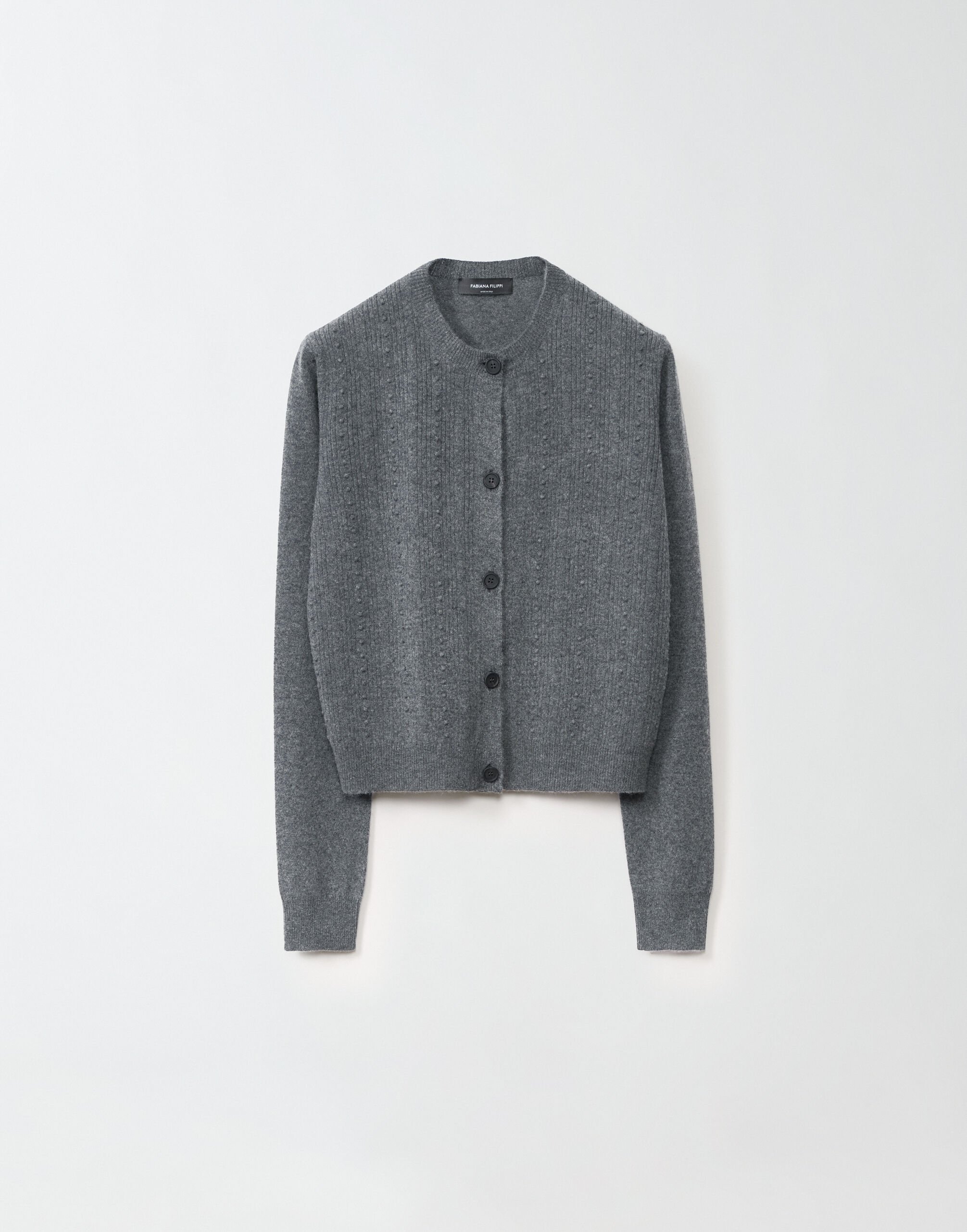 ${brand} Platinum cardigan, lead grey ${colorDescription} ${masterID}