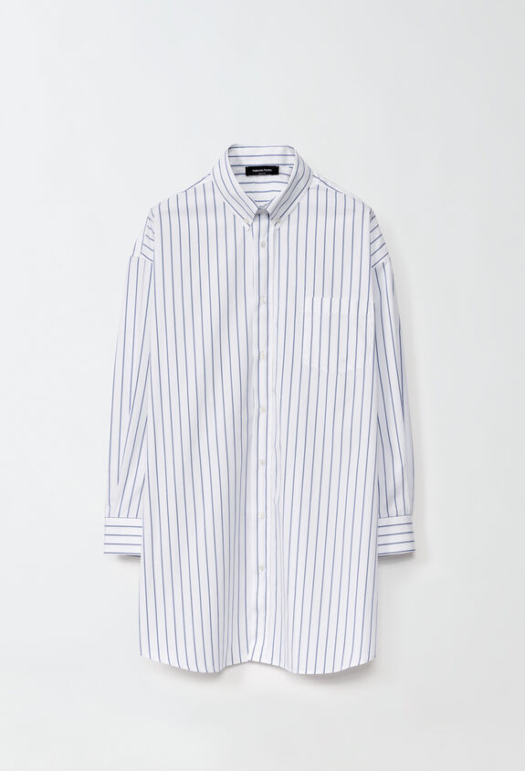 Fabiana Filippi Striped poplin shirt WHITE CAD214F265D7130000