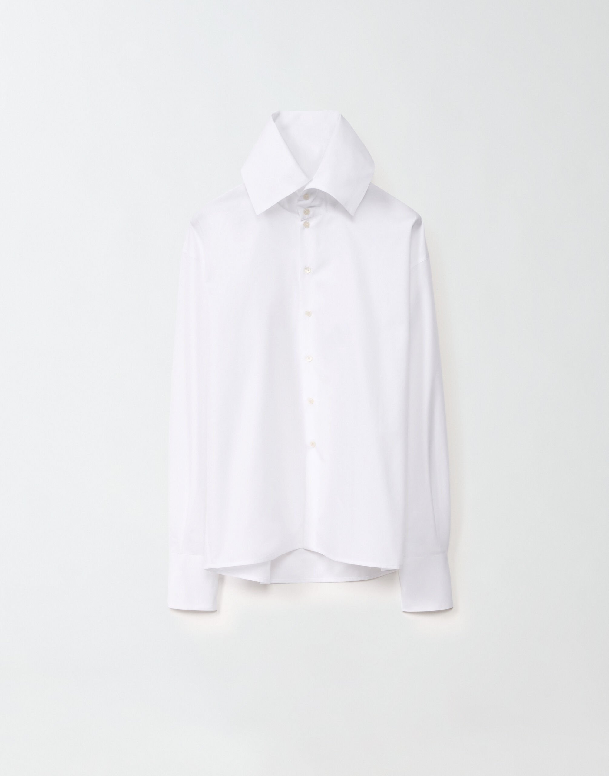 ${brand} Optical white poplin shirt ${colorDescription} ${masterID}