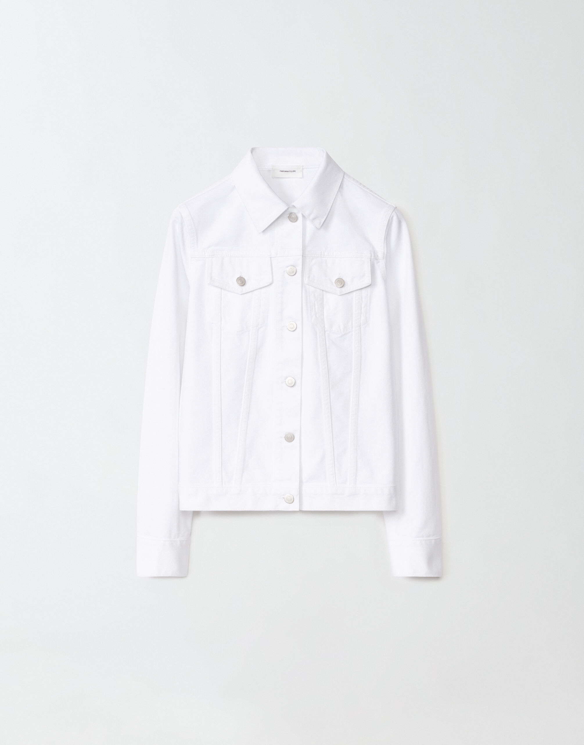 ${brand} Denim jacket, white ${colorDescription} ${masterID}