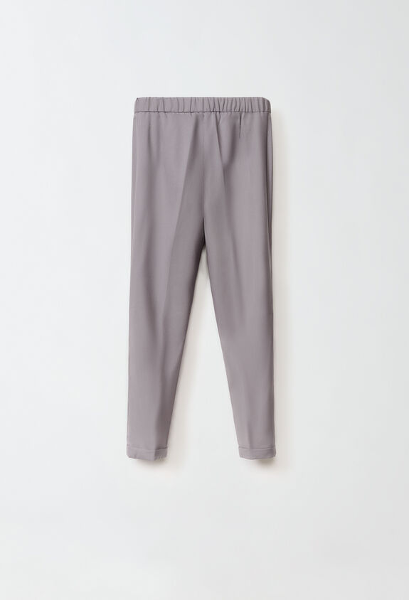 Fabiana Filippi Pantalon de jogging Spello en laine froide, gris moyen GRIS PADP04F350H7130000