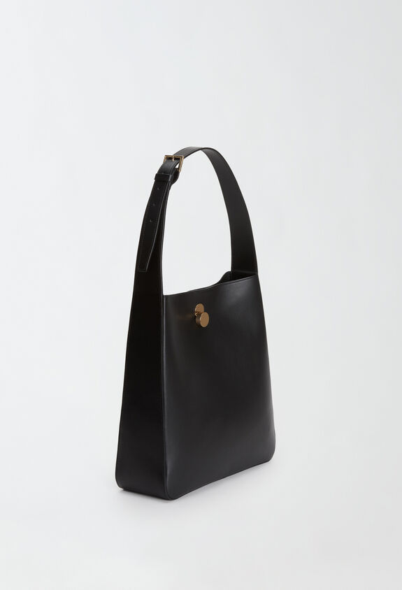 Fabiana Filippi Calfskin hobo bag, black BLACK BGD214A865I9720000