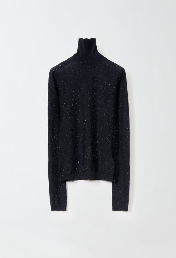 Fabiana Filippi Sweater with sequins, black BLACK MAD214F045D7220000