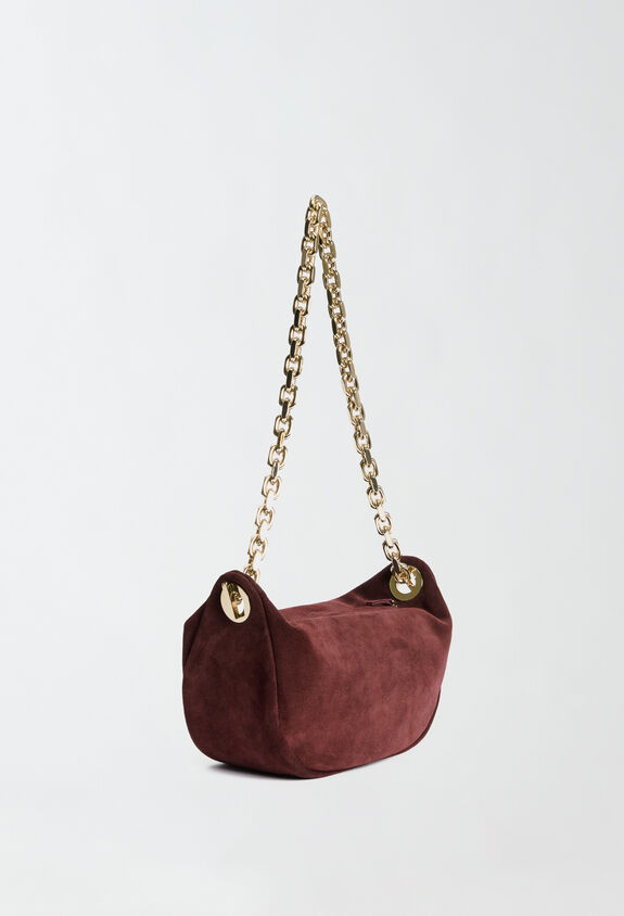 Fabiana Filippi Tasche mit Ringnieten aus Nappaleder, Bordeaux ROT BGD214A848I9740000