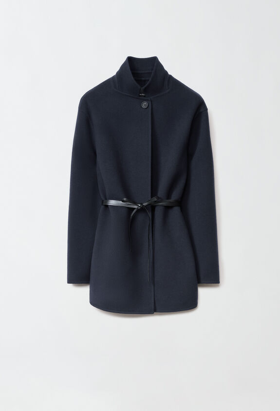 Fabiana Filippi Double wool and cashmere jacket, midnight blue BLUE CTD214F380I0370000