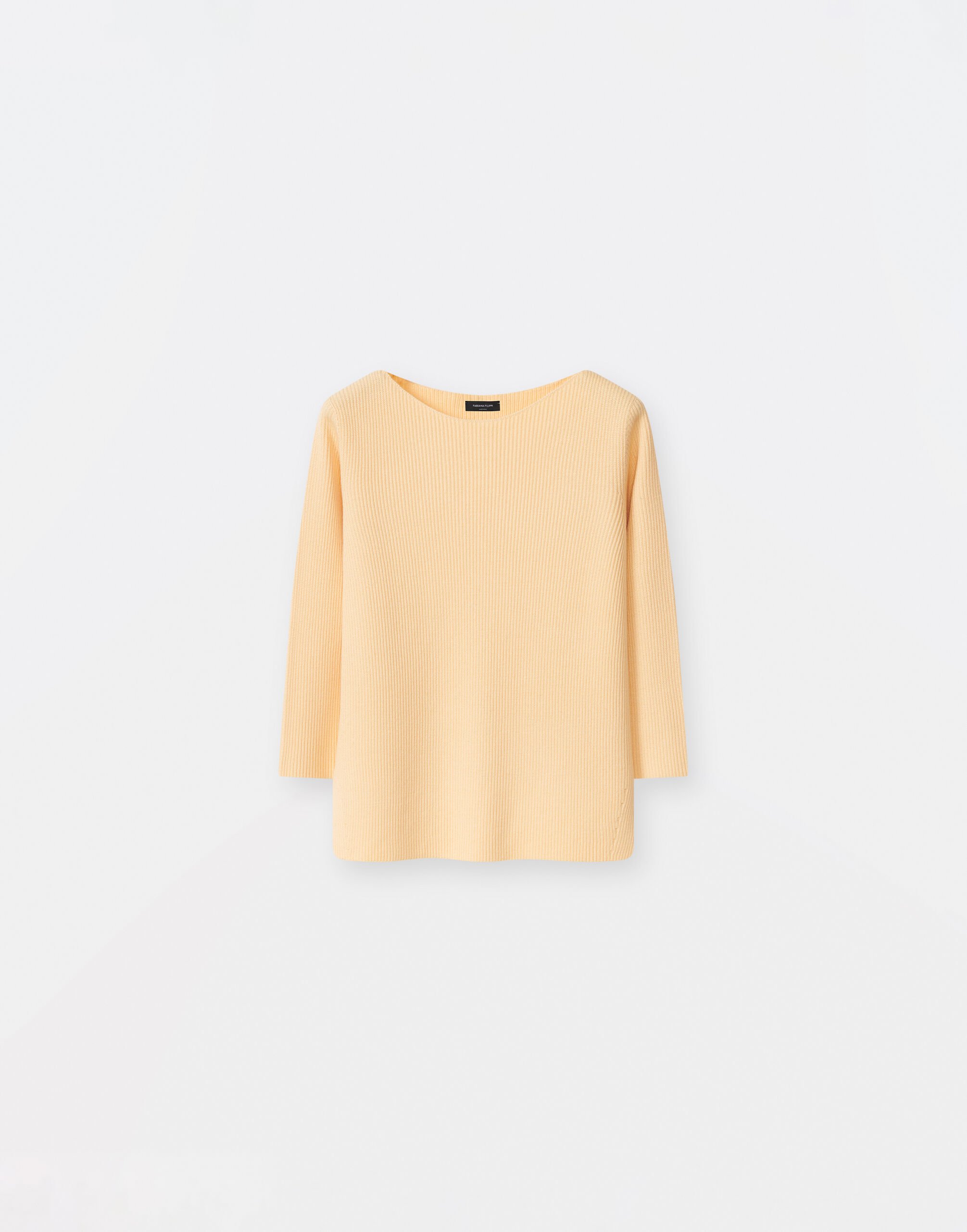${brand} Wool and cotton sweater, banana ${colorDescription} ${masterID}