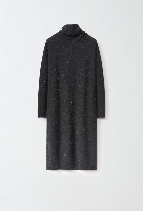 Fabiana Filippi Robe à paillettes, anthracite GRIS ABD224F653D2960000