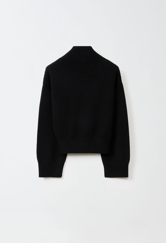 Fabiana Filippi Merino wool sweater, black BLACK MAD224F077SK180000