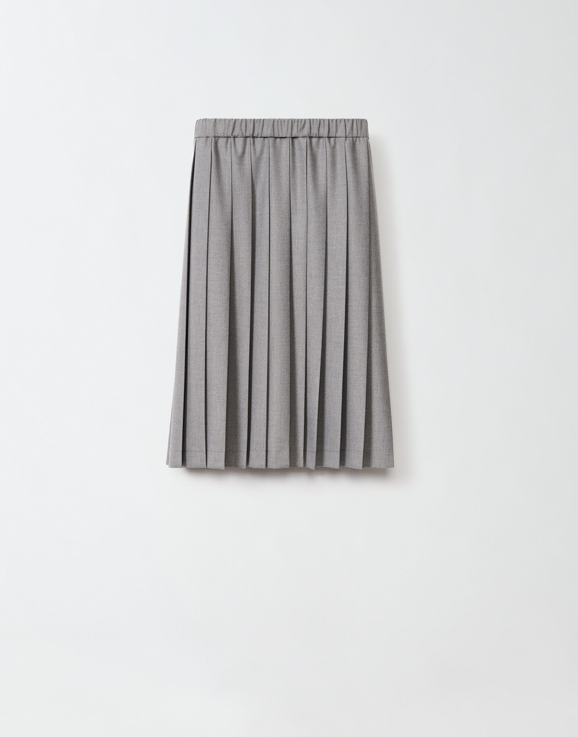 ${brand} Flannel skirt, rock grey ${colorDescription} ${masterID}