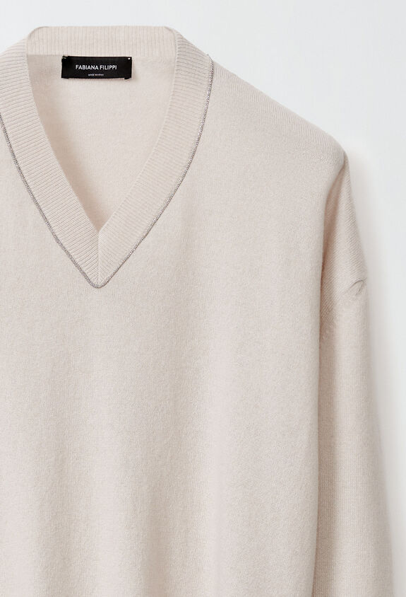 Fabiana Filippi Maglia in cashmere, dune GRIGIO MAD224F015SK160000