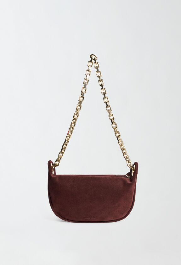 Fabiana Filippi Tasche mit Ringnieten aus Nappaleder, Bordeaux ROT BGD214A848I9740000