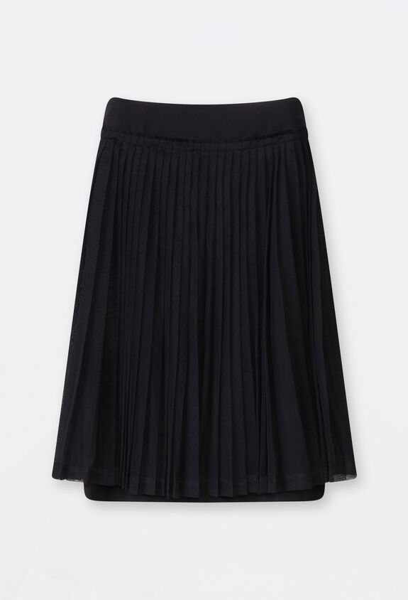 Fabiana Filippi Cool wool midi skirt, black BLACK GND264F301I9390000