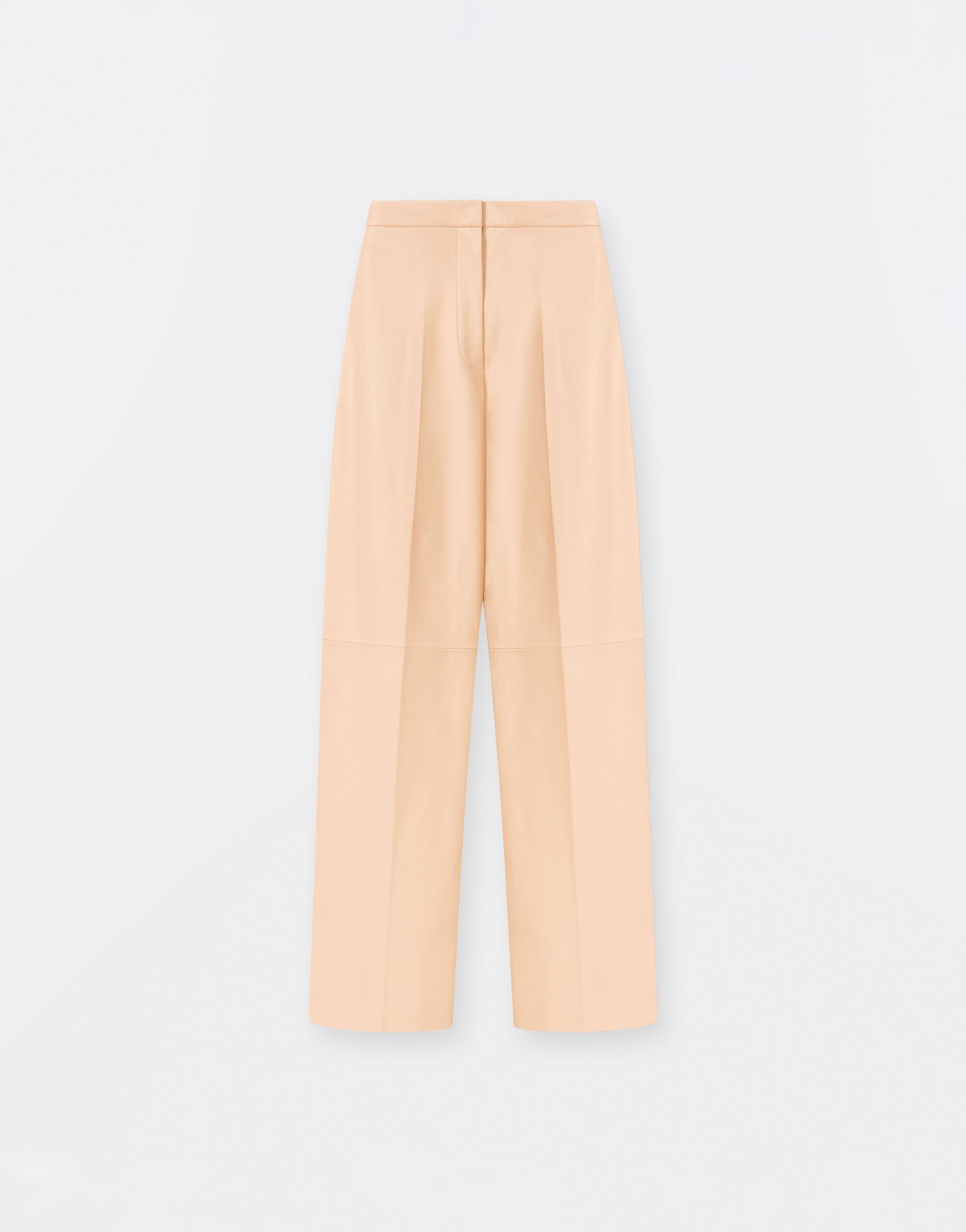 ${brand} Nappa leather trousers, dusty pink ${colorDescription} ${masterID}