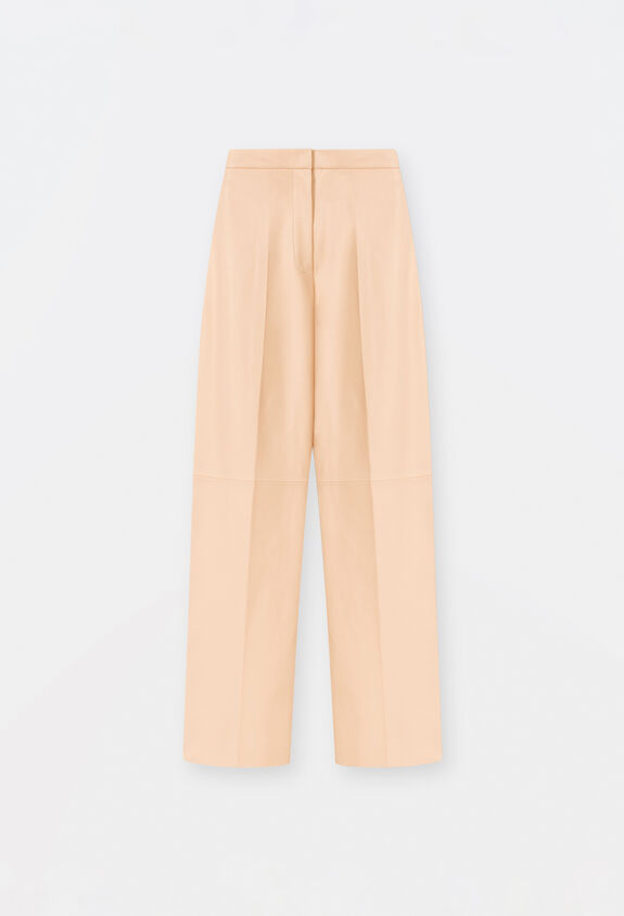 Fabiana Filippi Nappa leather trousers, dusty pink DUSTY PINK PLD264F274I9090000