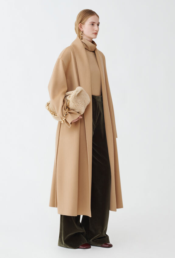 Fabiana Filippi Cappotto in double di cashmere, cammello MARRONE CTD224F710L0050000