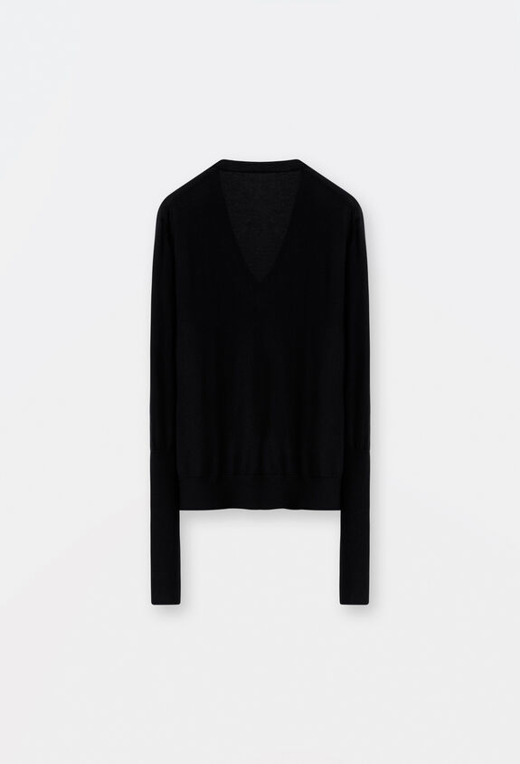 Fabiana Filippi Cashmere and silk sweater, black BLACK MAD264F005N9070000