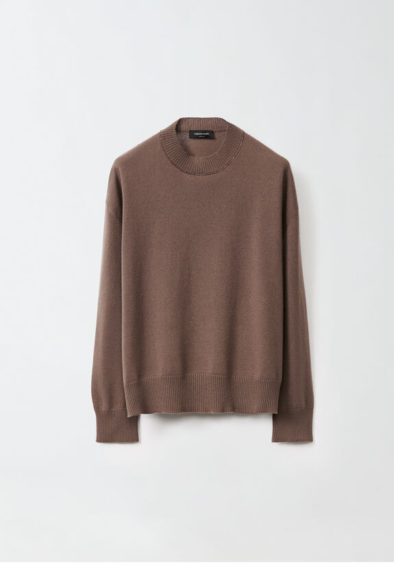 Fabiana Filippi Cashmere sweater, cocoa BROWN MAD224F016SK160000