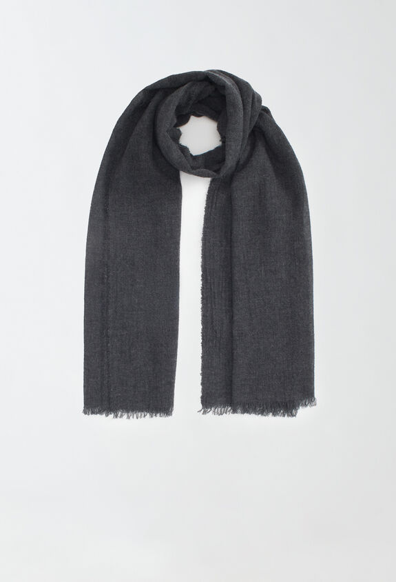 Fabiana Filippi CASHMERE SCARF GREY SAD214A795I9500000