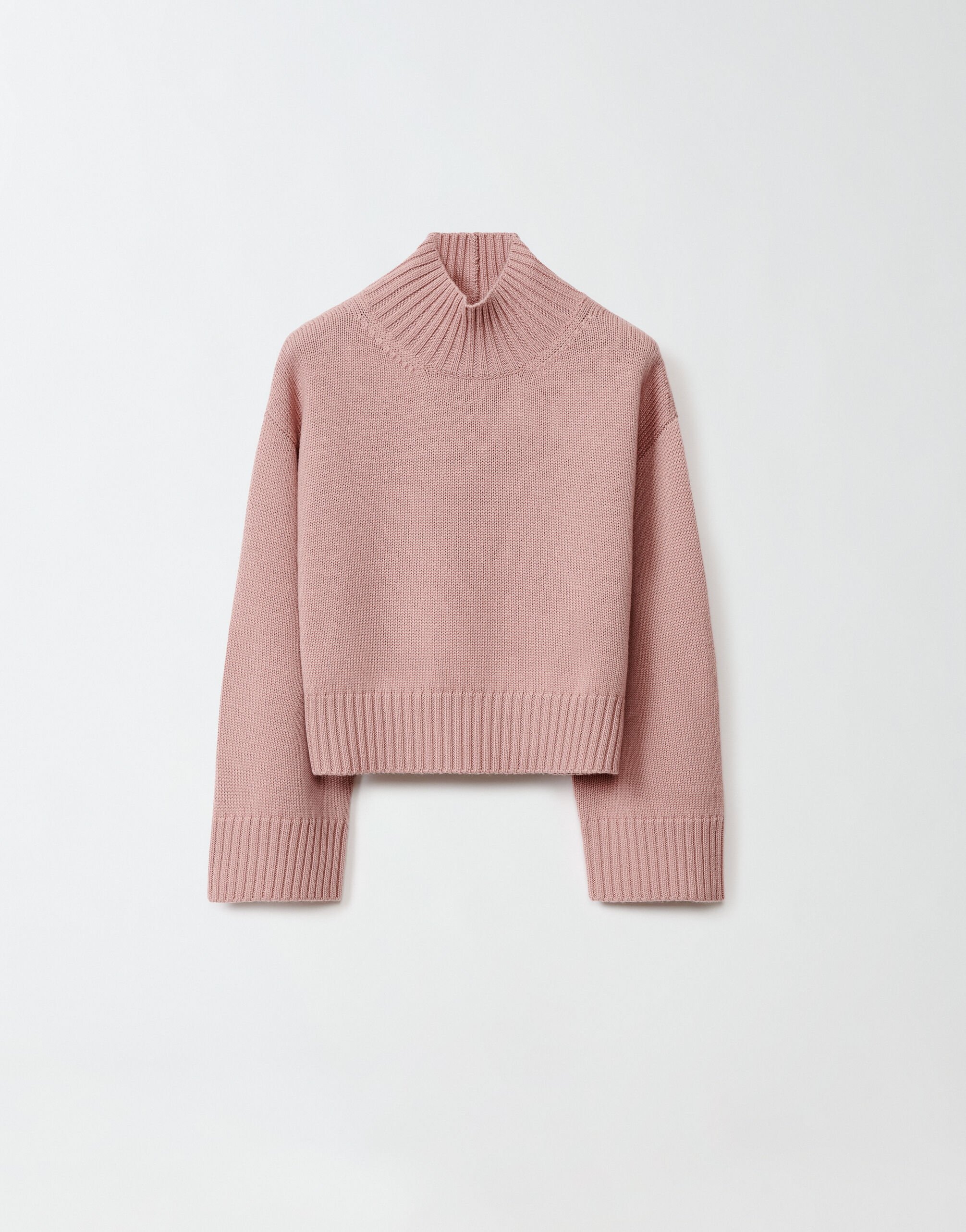 ${brand} Merino wool sweater, medium pink ${colorDescription} ${masterID}