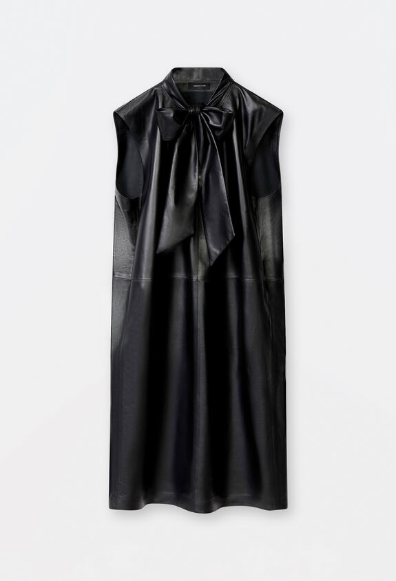 Fabiana Filippi Nappa leather dress, black BLACK PLD264F202I9030000