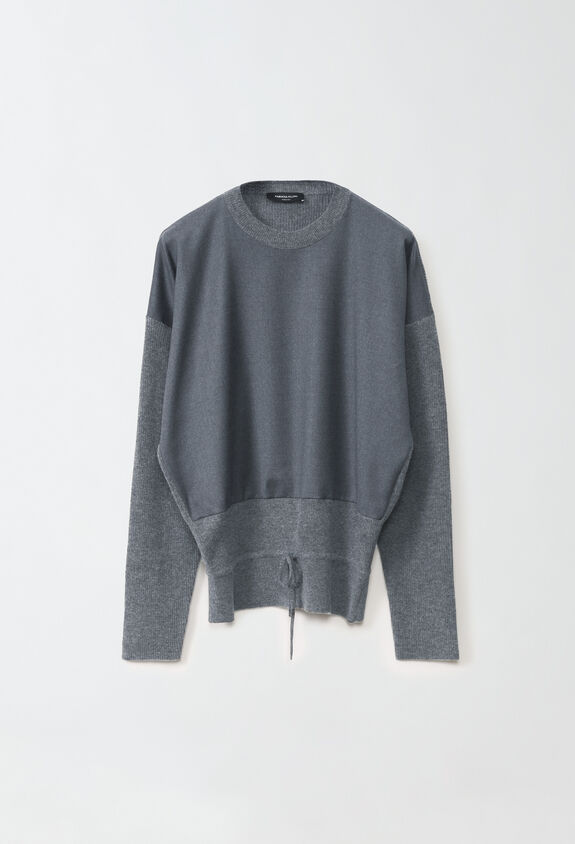 Fabiana Filippi Pullover aus Platinum, onyxfarben GRAU MAD224F501L0390000