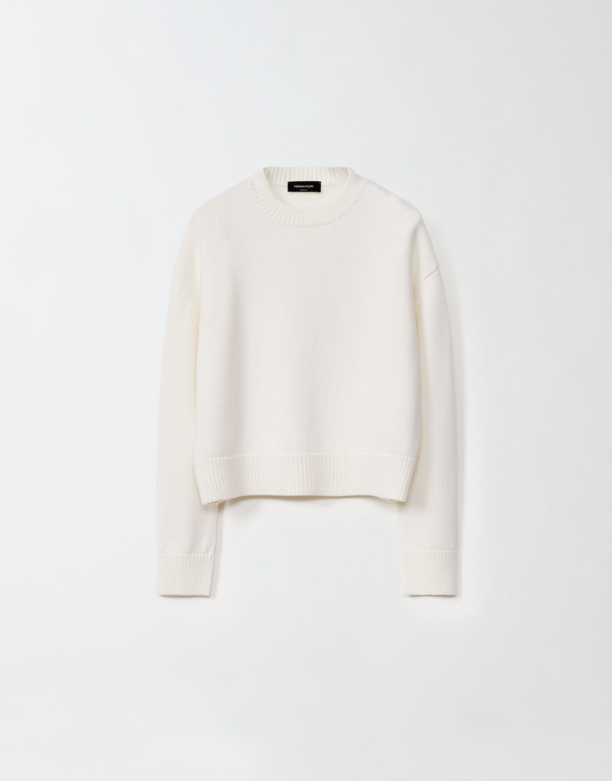 ${brand} Merino wool sweater, white ${colorDescription} ${masterID}