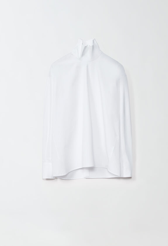 Fabiana Filippi Camisa de popelina, blanco óptico BLANCO CAD214F267D6140000