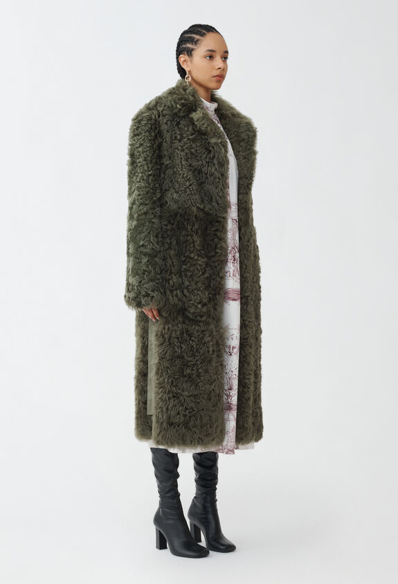 Fabiana Filippi Cappotto in shearling, loden VERDE PLD214F233I0240000