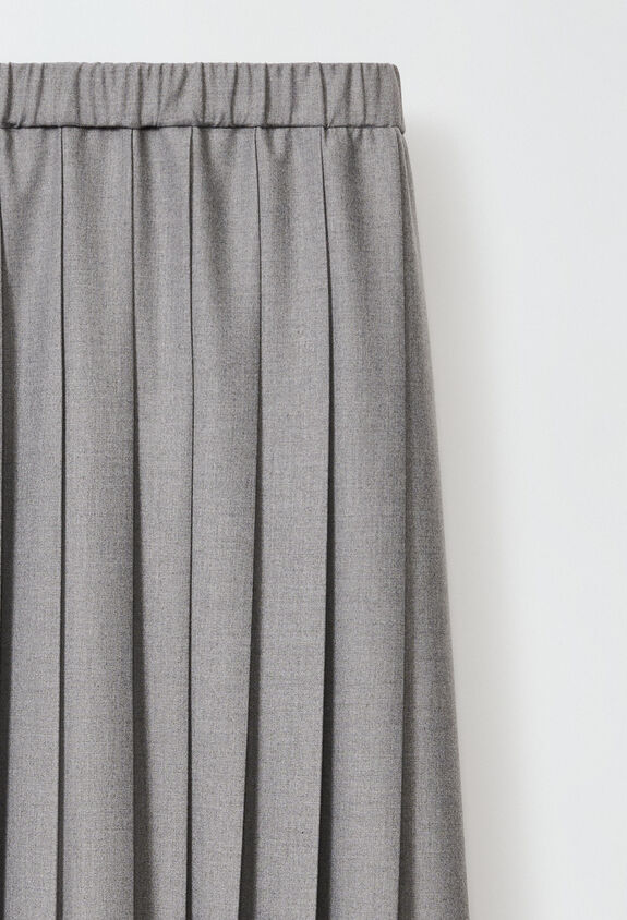 Fabiana Filippi Flannel skirt, rock grey GREY GND224F876SK090000