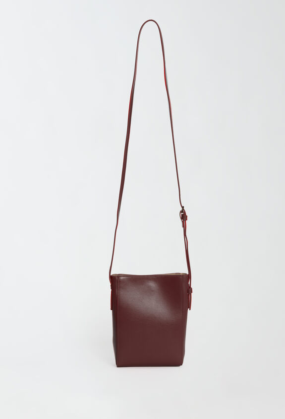 Fabiana Filippi Mini bag in pelle di vitello, bordeaux ROSSO AAD214A828I1230000