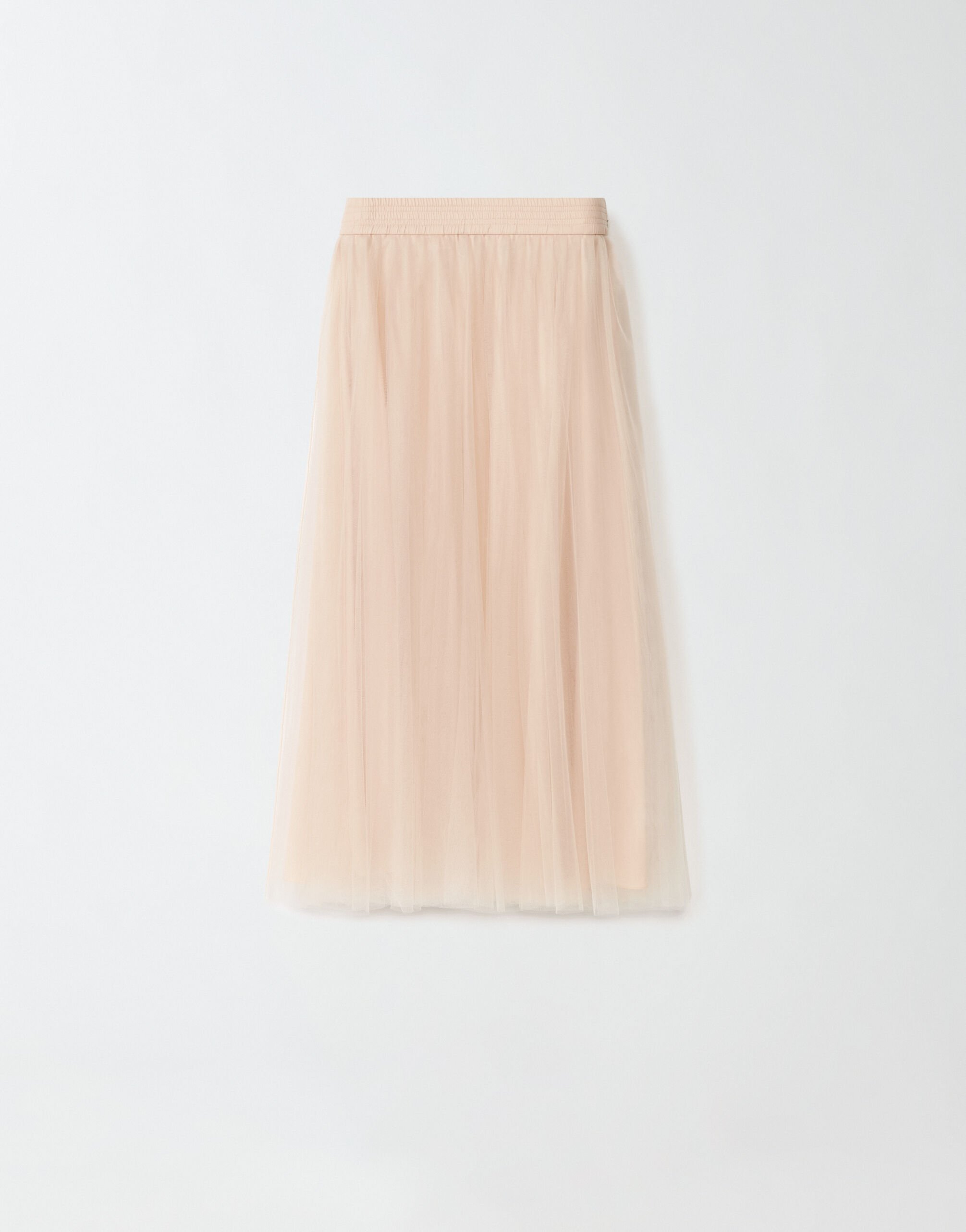 ${brand} Tulle midi skirt, dusty pink ${colorDescription} ${masterID}