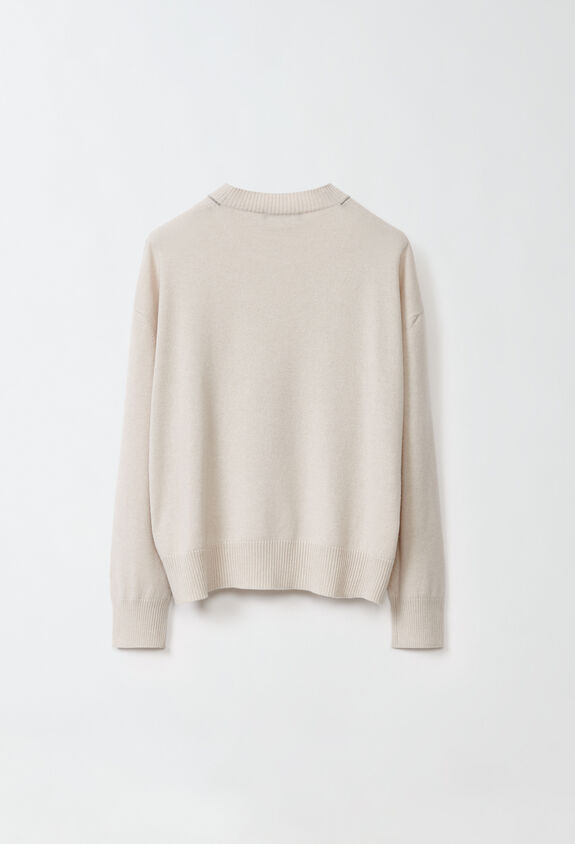 Fabiana Filippi Maglia in cashmere, dune GRIGIO MAD224F016SK160000