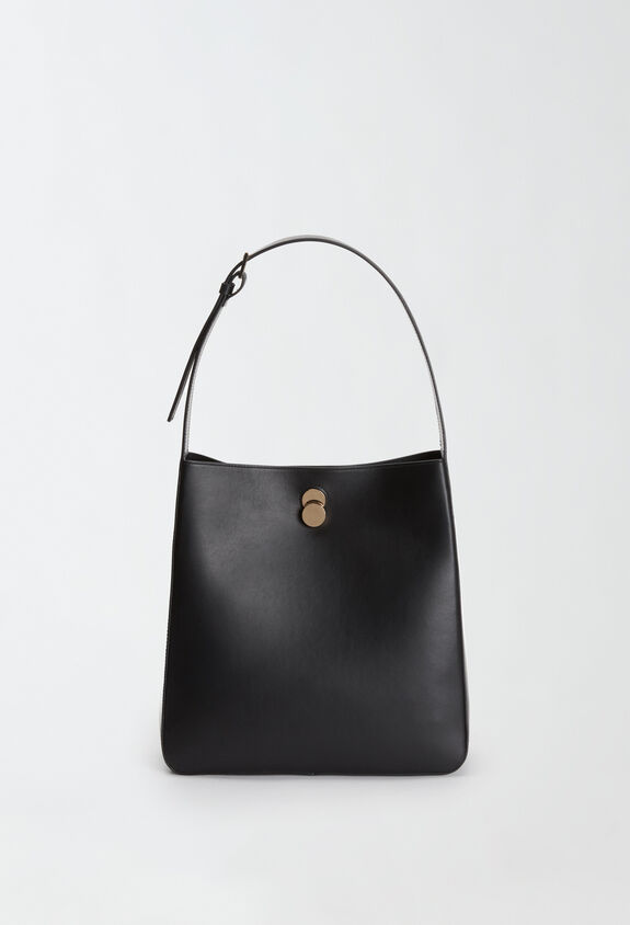 Fabiana Filippi Borsa hobo in pelle di vitello, nero NERO BGD214A865I9720000